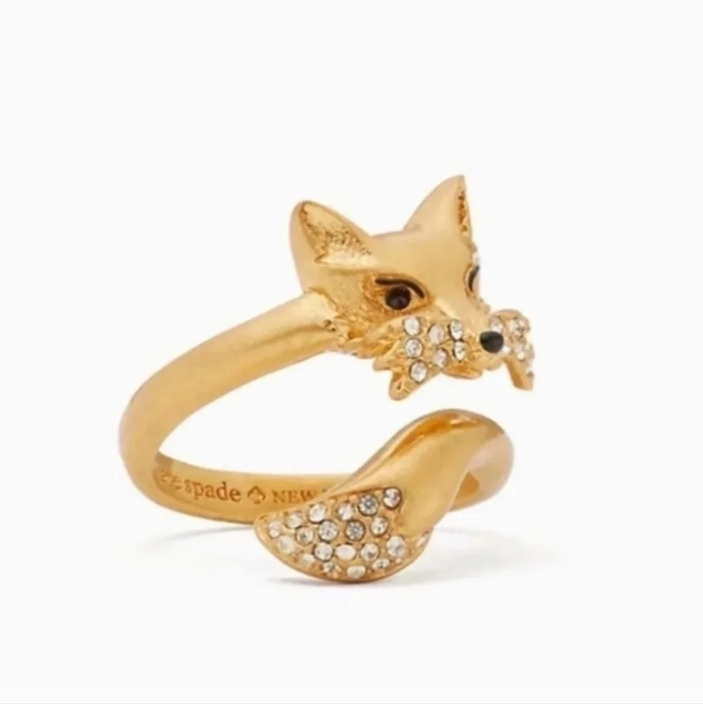 💛▪️Kate Spade▪️ so foxy fox ring $68
